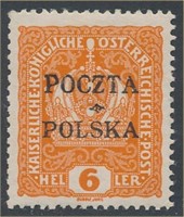 POLAND #43 MINT FINE-VF H