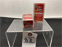 2 Boxes Hornady 17 Mach 2 Cartridges