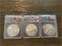 (2) 2021 Silver Eagles S, W, P