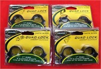 4 Sets Weaver Quad Lock 1" Scope Rings