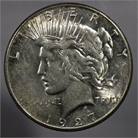 1927-S Silver Peace Dollar Hi Grade