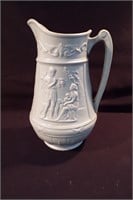 Antique Relief Molded Pitcher - England