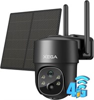 Xega 3G/4G LTE Outdoor Solar Surveillance Camera