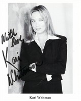 Kari Whitman signed photo