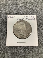 1961 Franklin Silver Half-Dollar