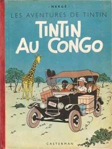 Tintin au Congo. B1 de 1946. Eo couleurs