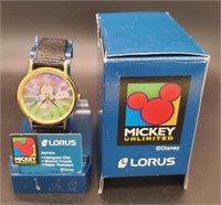 (DT) Lorus Hologram Mickey Mouse Watch