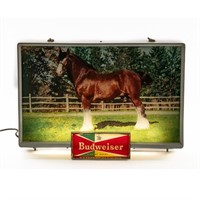 Budweiser Clydesdale Horse Illuminated Sign