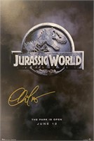 Autograph Jurassic World Poster