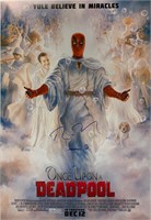 Ryan Reynolds Autograph Deadpool Poster