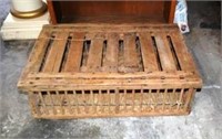Vintage Wooden Chicken Crate