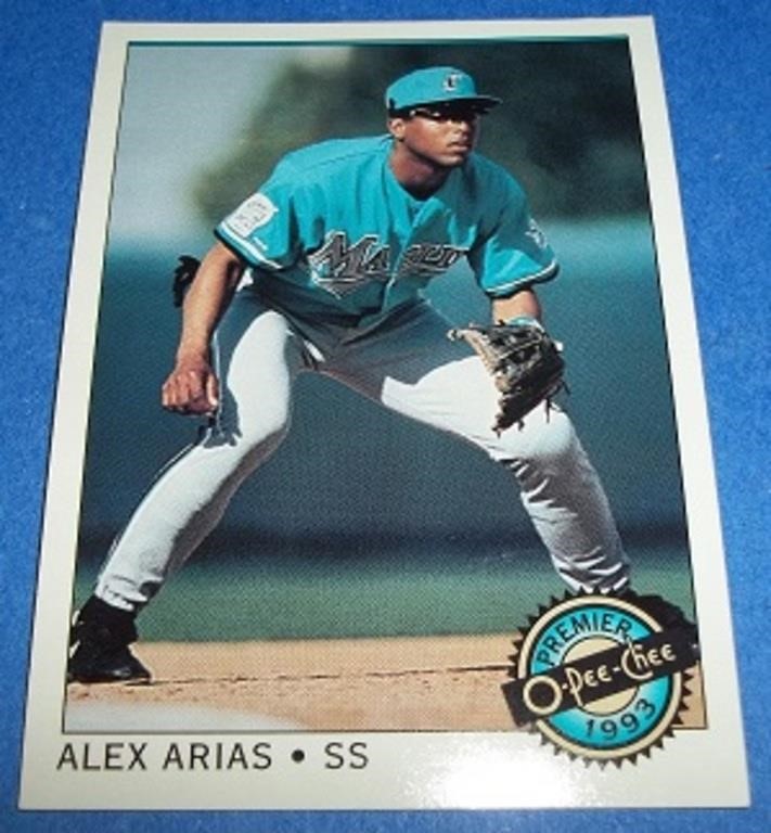 Alex Arias rookie card