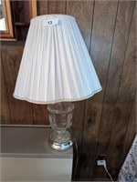Table Lamp w/ Glass Bottom