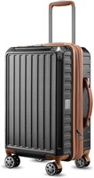 Carry On Luggage 22x14x9 Airline Approved Bk 35L