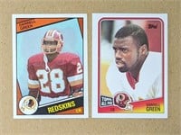 1984 Topps Darrell Green RC Rookie Card + 1988