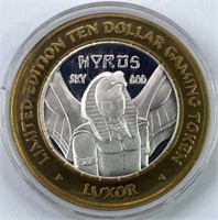 0.6oz .999 Silver Casino Token, Luxor Sky God