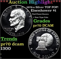 Proof ***Auction Highlight*** 1976-s Silver Eisenh