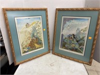 2 framed Art / Prints Master Mohammad - Ali