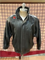 Global Identity Leather Jacket & Gloves sz. S