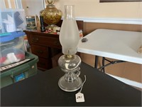Vintage Finger Hurricane Lamp