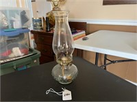 Vintage Hobnail Hurricane Lamp