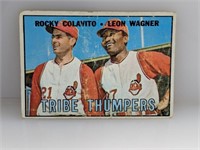 1967 Topps Colavito Wagner #109 Creases Surface