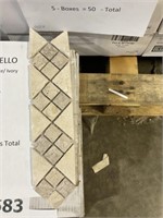 3" x 12" Prima Listello Mosaic Tiles x 30pcs.