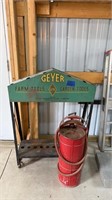 Geyer farm tools & garden tools stand - double