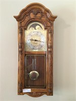 Howard Miller Oak Case 71st Anniversary Wall Clock