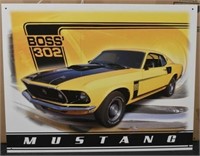 Mustang Boss 302 Tin Sign