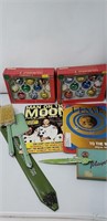 Moon landing! Players cig tin, more vintage