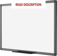 VIZ-PRO Magnetic White Board  36 X 24 Inches