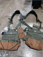 Double pouch tool belt