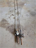 Shakespeare and Nobby reel and rods