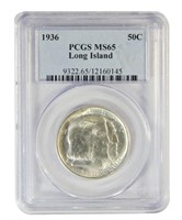 A 2nd Gem 1936 Long Island Half Dollar