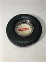 Vintage Firestone Rubber Tire Ashtray