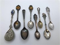 VTG Silverplate Souvenir Spoons