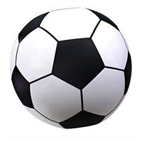 GoFloats Giant Inflatable Soccer Ball Made from