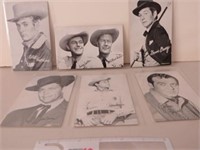 LOT OF 6 WESTERN STARS EXHIBIT CARDS
