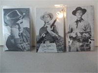 LOT OF THREE WESTERN EXHIBIT CARDS