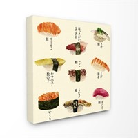 *NEW*24x24" Sushi Canvas Wall Art