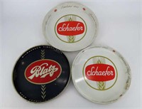 Blatz and Schaefer Beer Trays