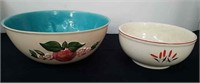 Vintage bowls 10.75 in and 7 in