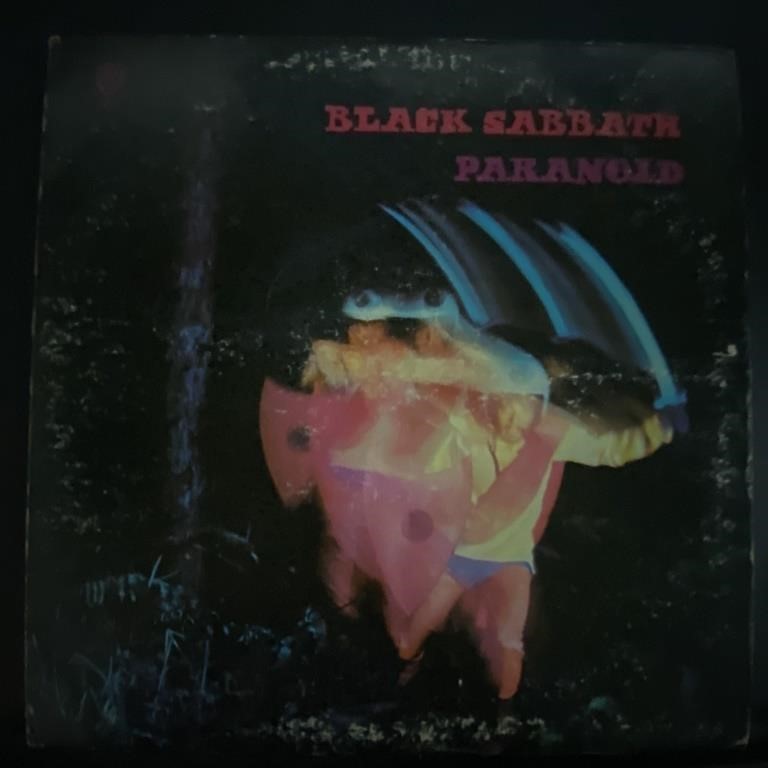 BLACK SABBATH PARANOID VINTAGE RECORD ALBUM