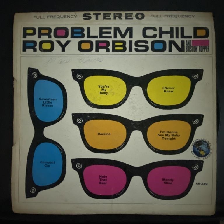 ROY ORBISON PROBLEM CHILD VINTAGE RECORD ALBUM