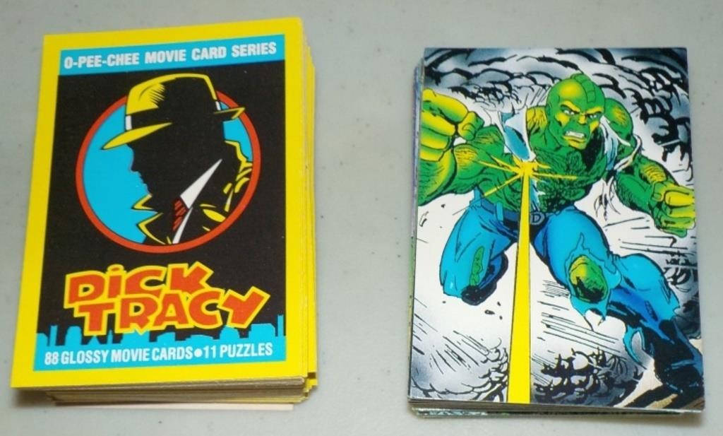 Lot of 2 Non Sports card Sets Dick Tracy & Savage
