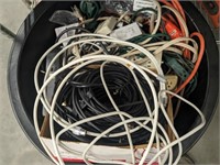GROUP OF EXTENSION CORDS, CABLE WIRE