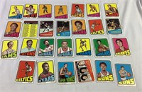 27 1970 ABA basketball cards