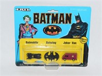 Batman Ertl Micro Batmobile Batwing Joker Van