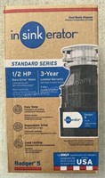 New USA Badger 5 Garbage Disposal 1/2 Hp